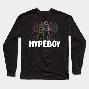 LED style design of the NEW JEANS group in the hypeboy era Long Sleeve T-Shirt